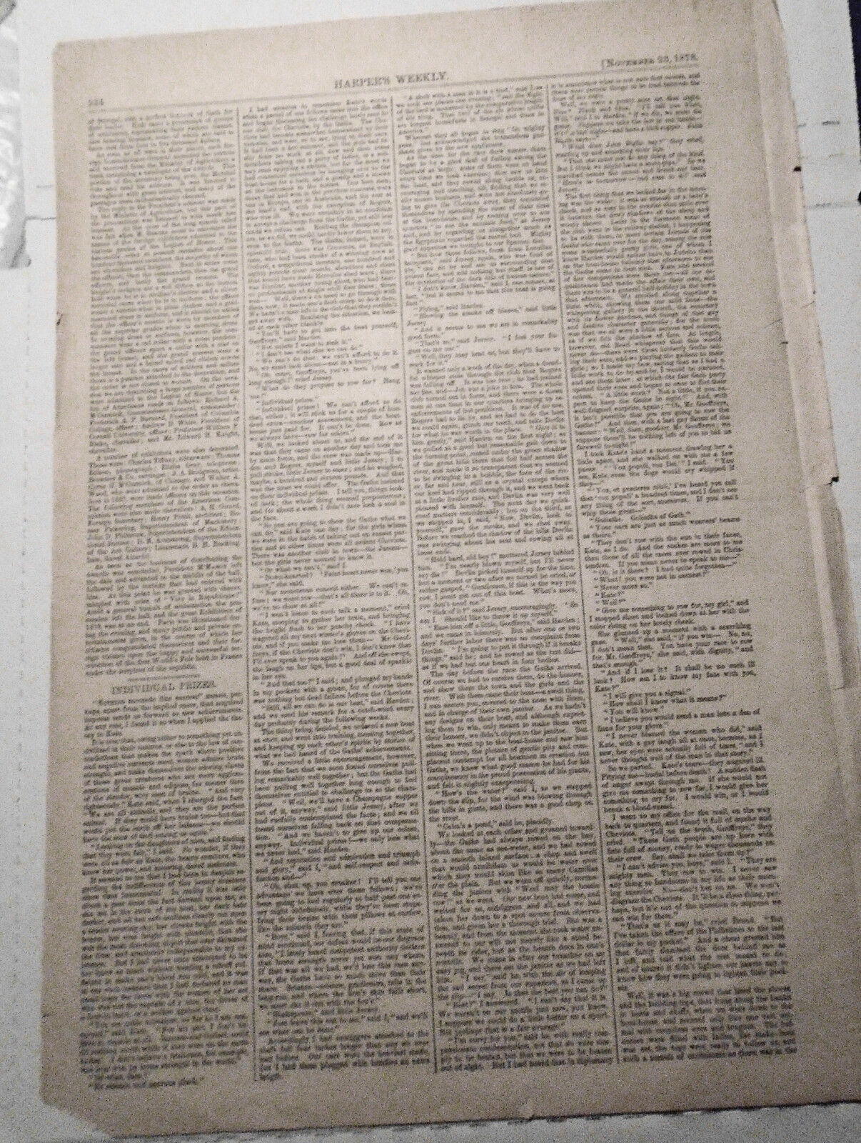 1878 The Paris Exhibition - Distribution Of Diplomas of Honor - Harper's Weekly