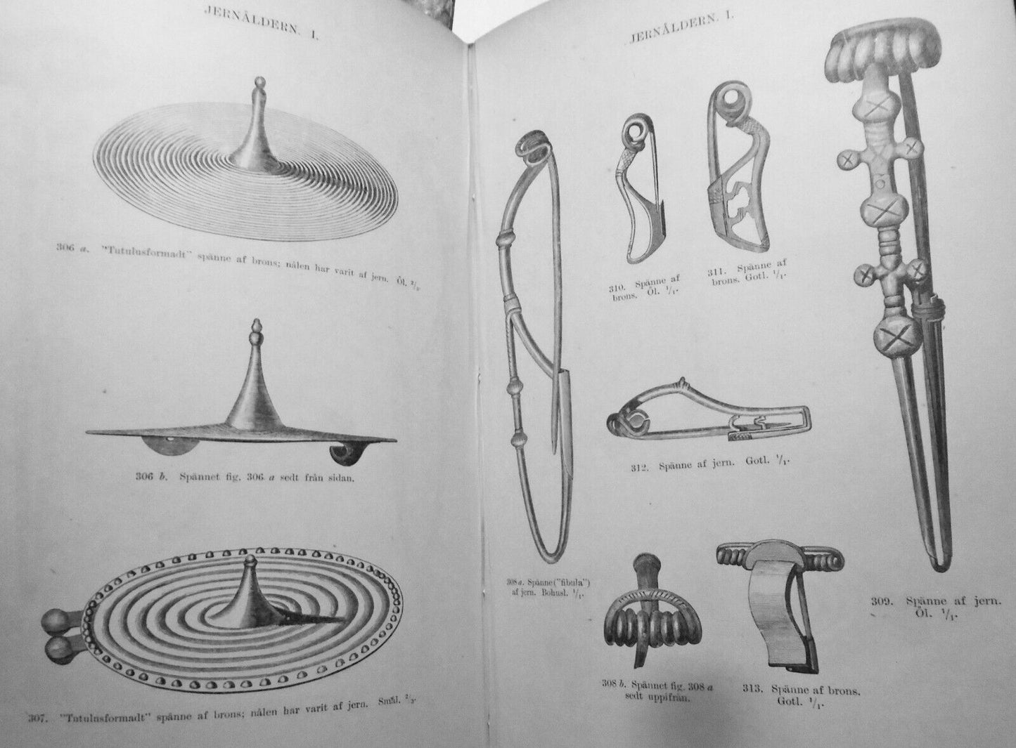 1873 Antiquites suedoises arrangees et decrites par Oscar Montelius. 1st edition