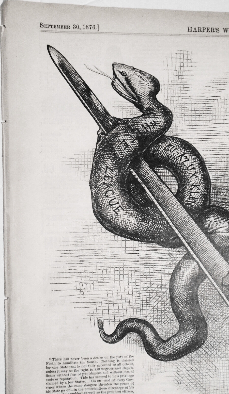 1876 -- "Go on!" – U. S. Grant - The Constitution... Must and shall be preserved