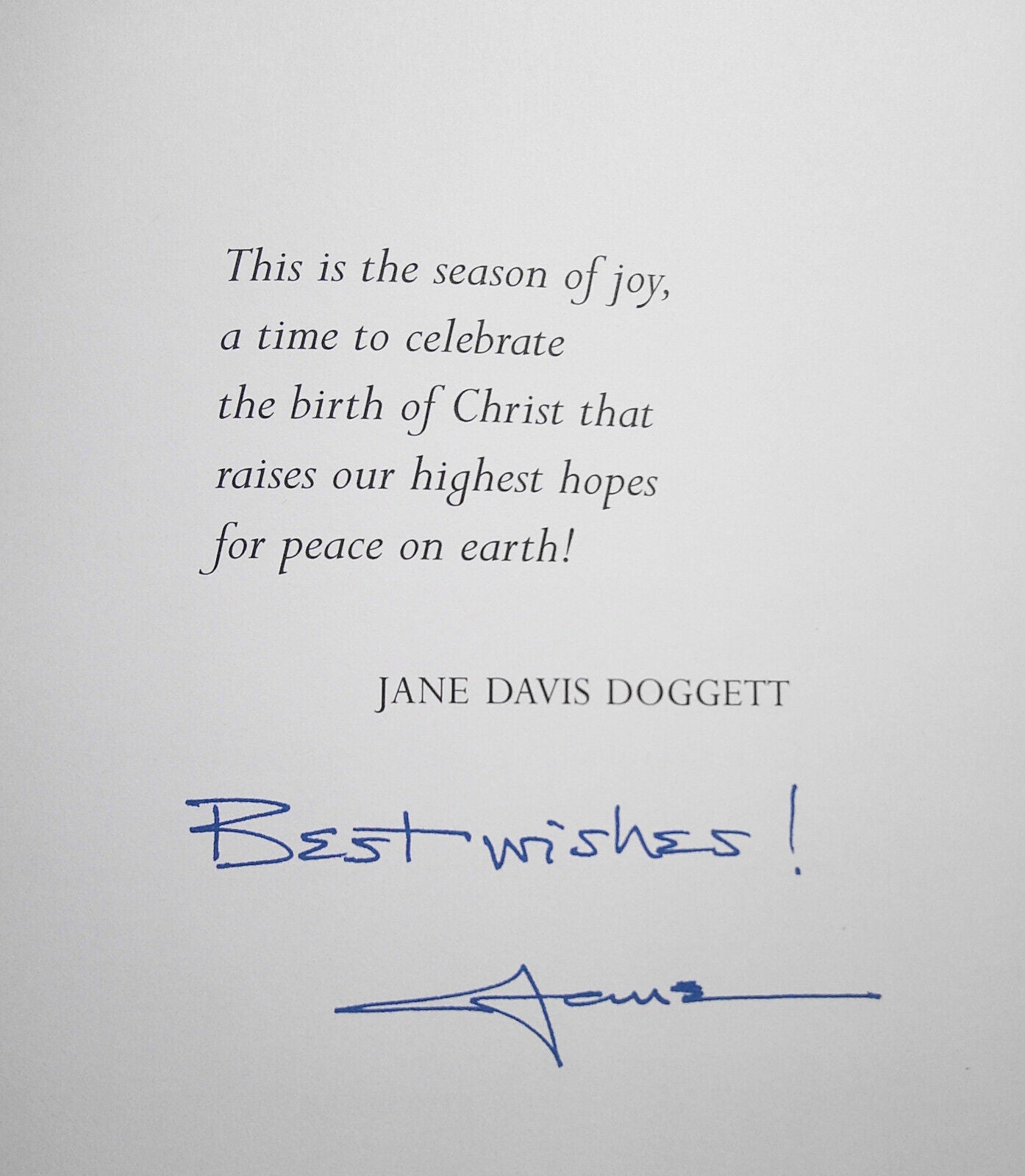 Jane Davis Doggett *SIGNED* : From Ecclesiastes ... Hardcover, rare.
