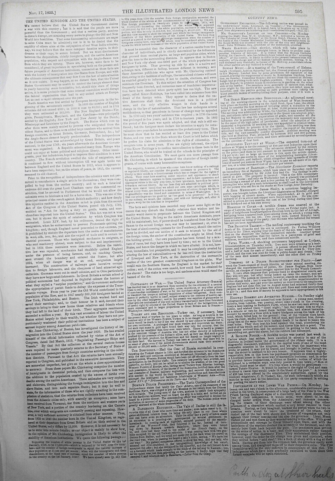 Souchoum-Kaleh, Headquarters of the Turkish Army & Omer Pacha encampment - 1855