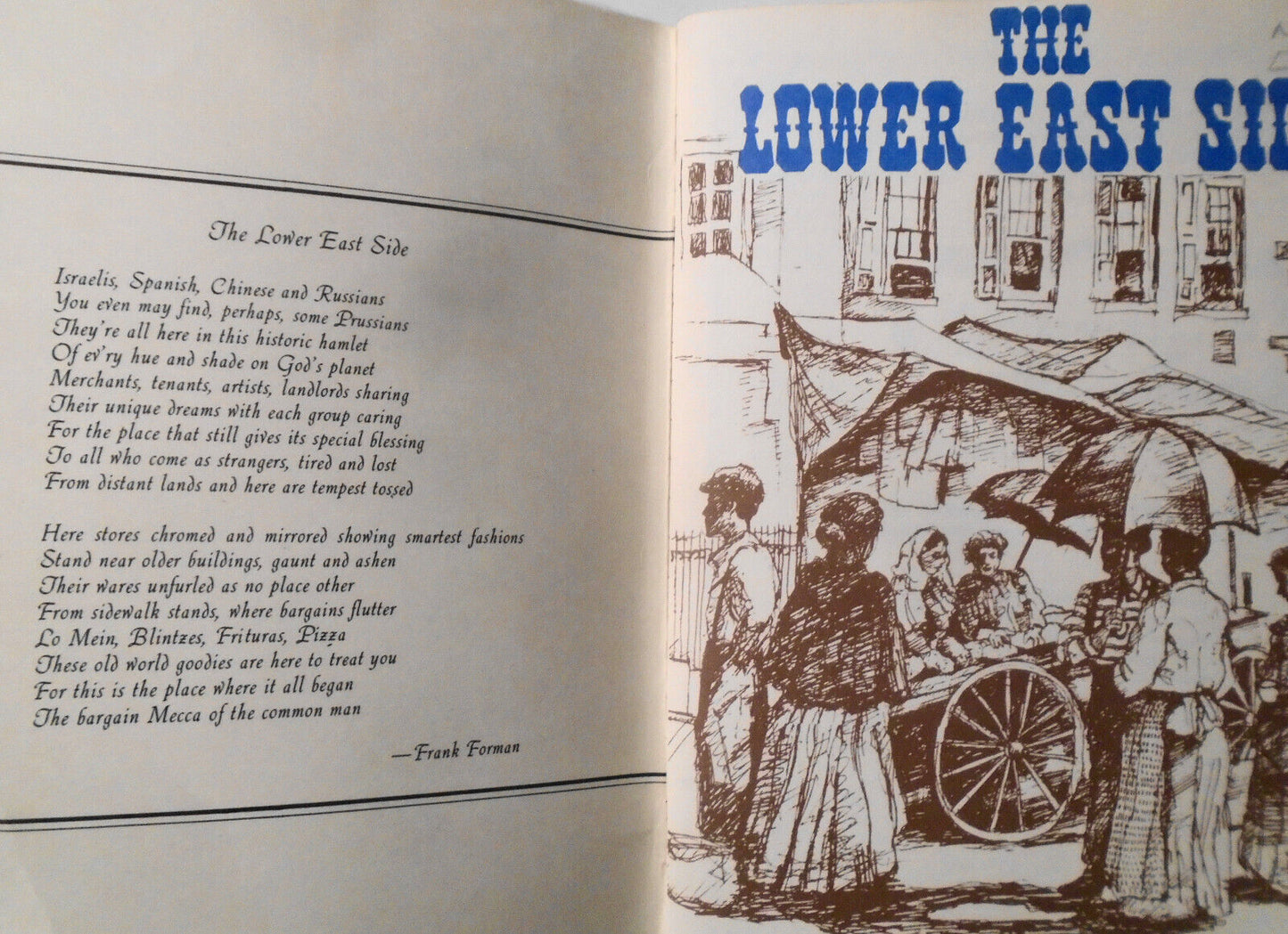 3 vintage New York City Guides - Lower East Side, Circle Cruise,  Pocket Map