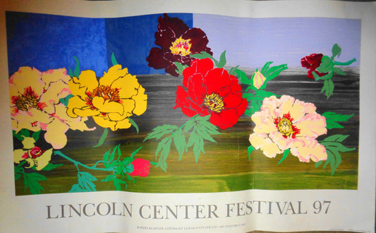 Robert Kushner "Lincoln Center Festival 97" Lithograph Poster