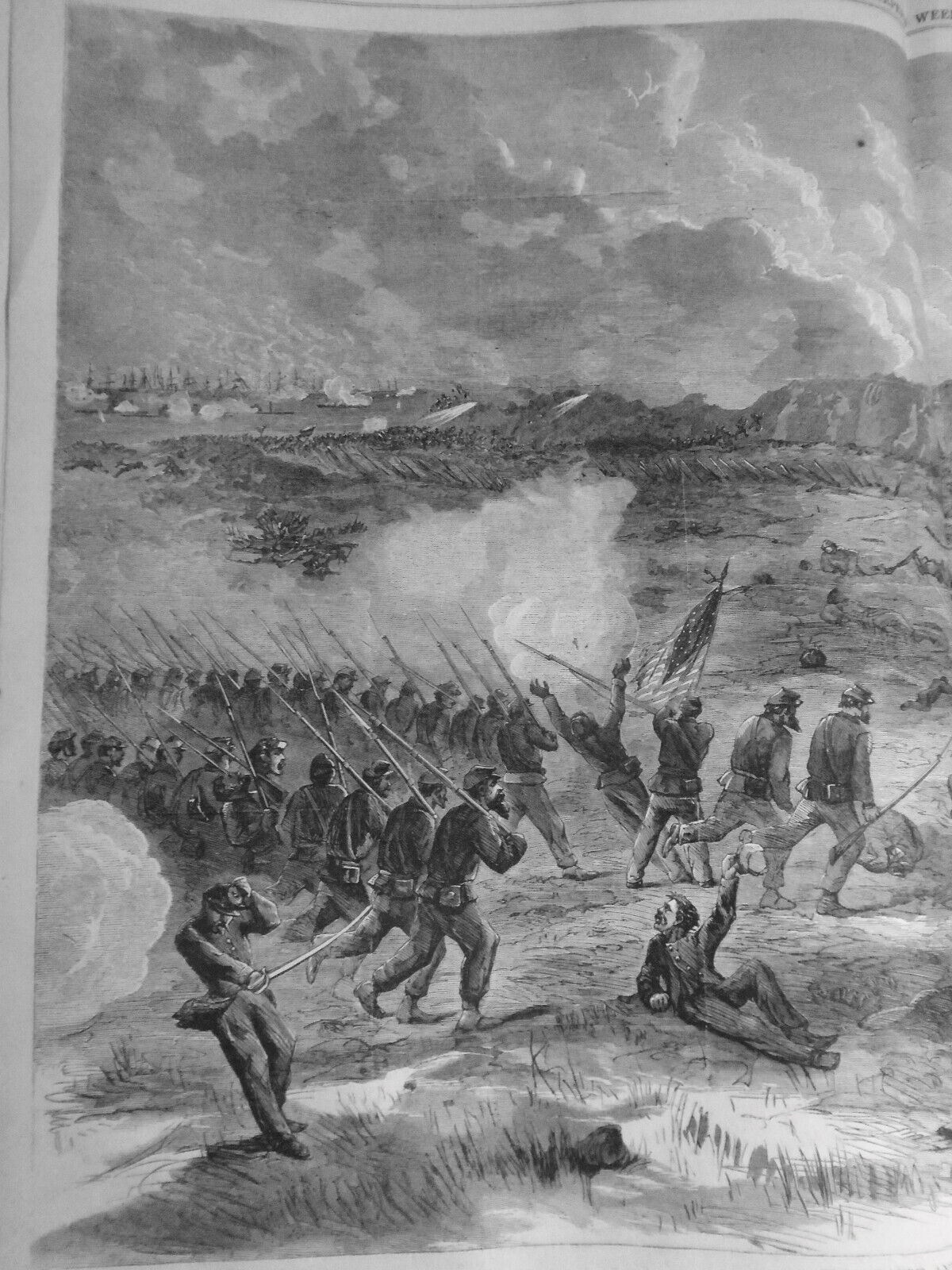Harper's Weekly February 4, 1865  Union Army in Savannah - Complete Original
