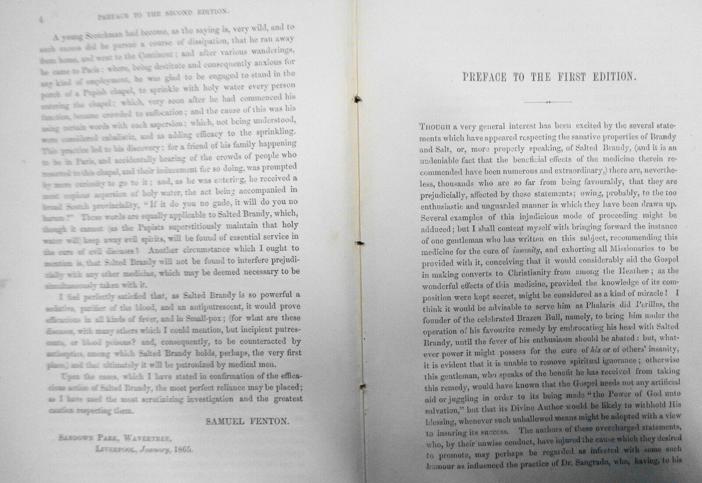 1865 The excellent properties of salted Brandy, as a most efficacious medicine..