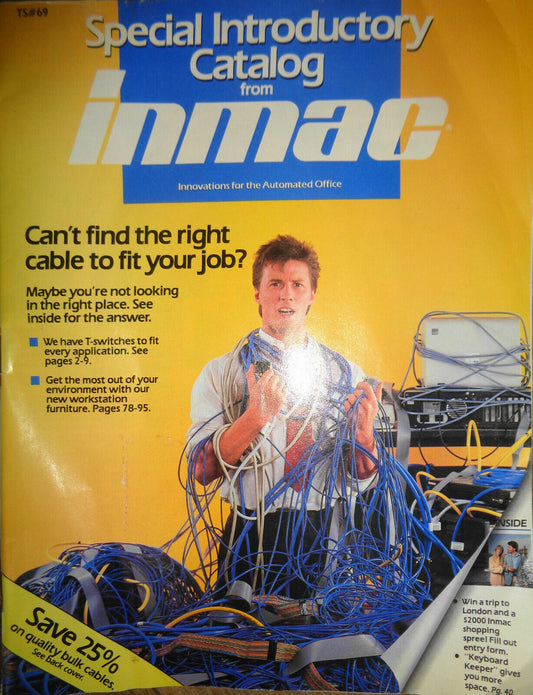 Vintage Inmac computer accessories catalog - 1980s