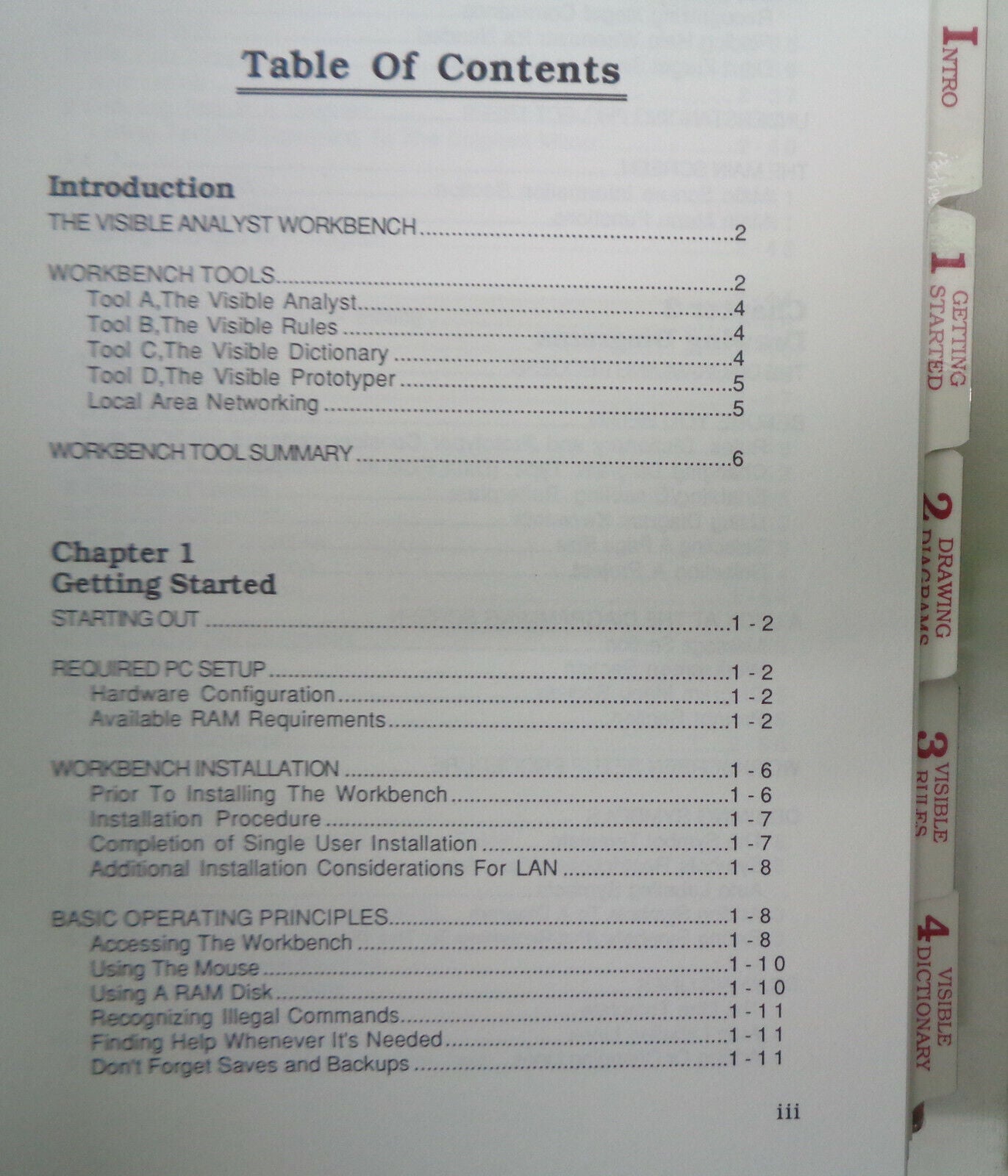 The Visible Analyst Workbench V. 3.0, 1990. CASE Design Software - IBM PC 3.5"