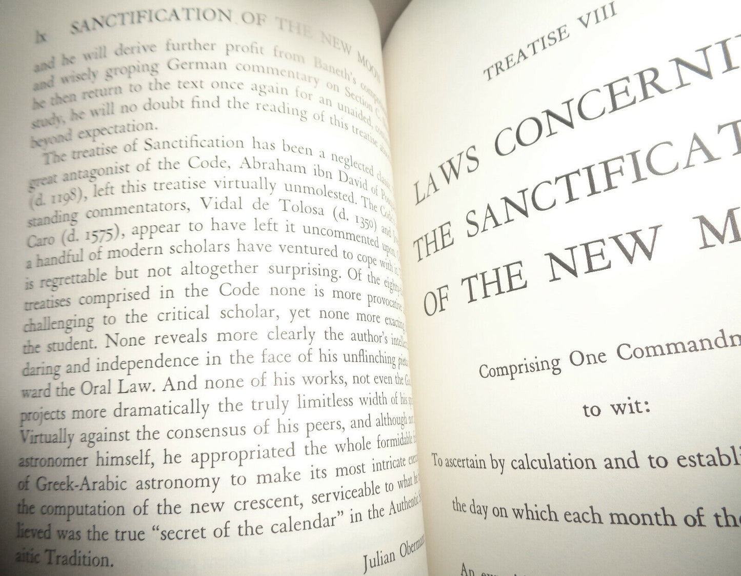 An introduction to Maimonides' treatise on the sanctification of the new moon