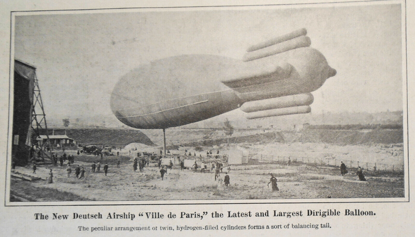 Progress Of Aeronautics In France - Scientific American, November 17, 1906