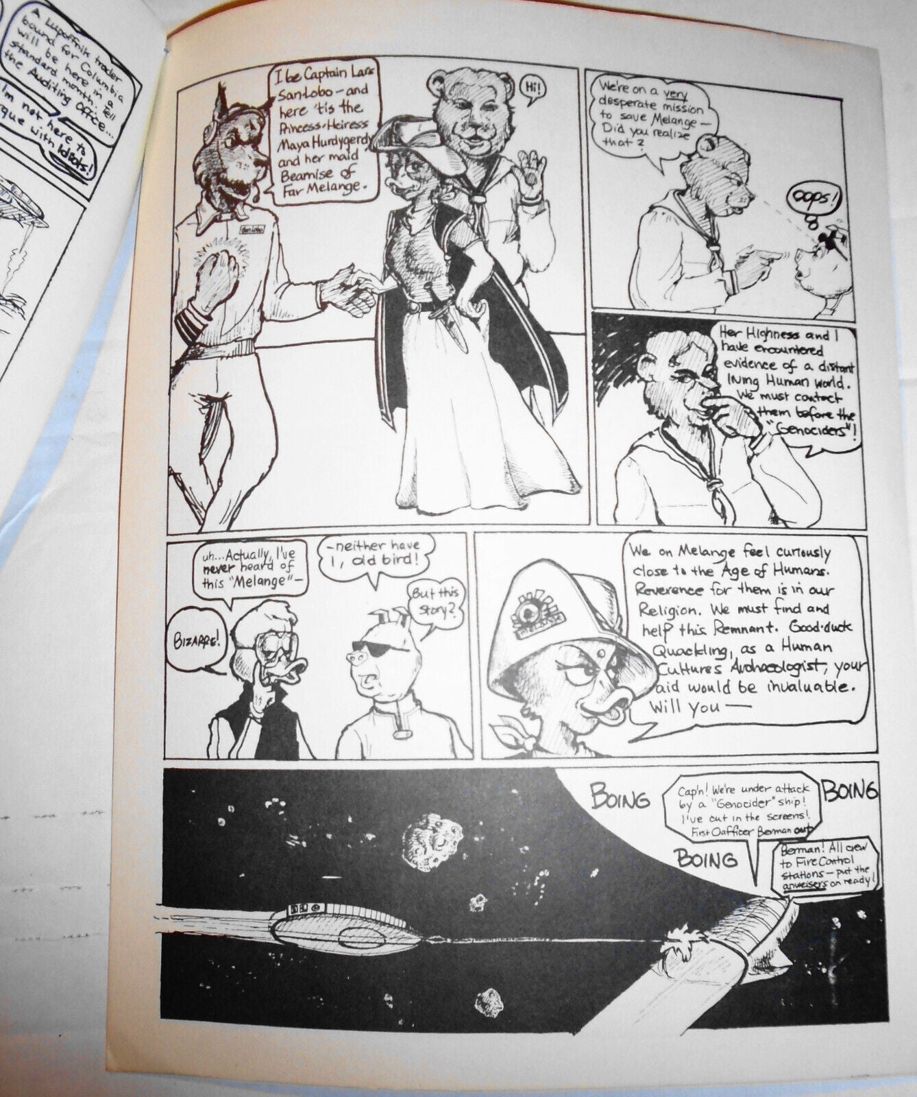 Star-Waste, by Stuart (Stu) Shiffman ***SIGNED*** 1977. Original comic strip