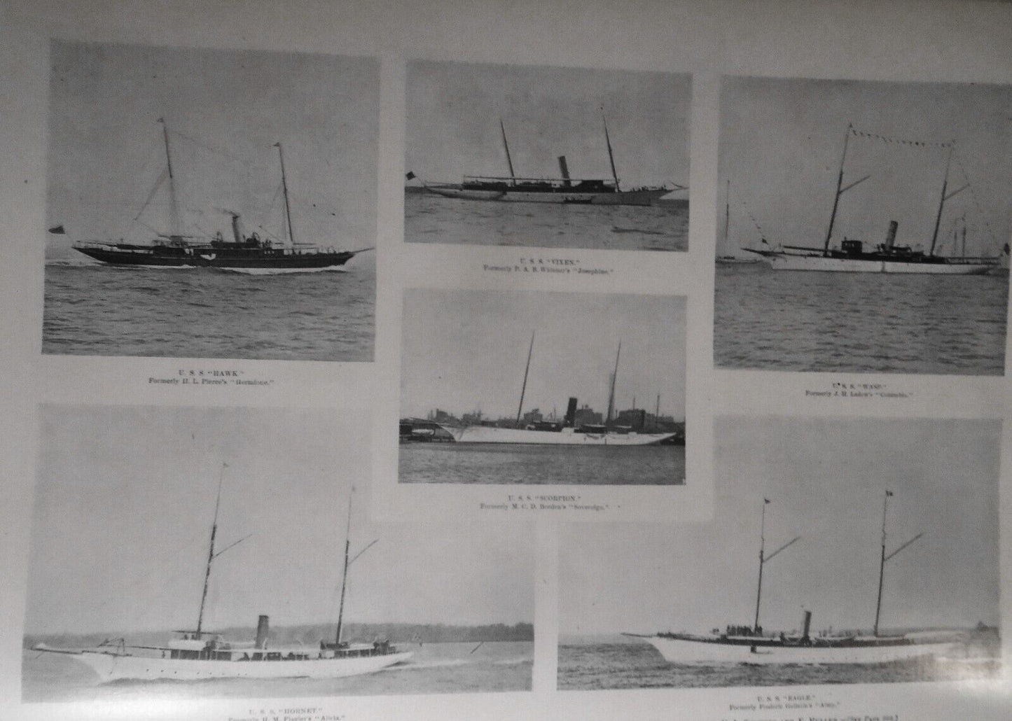 Harper's Weekly, April 16 1898 -  Navy cruisers & yachts; Spain's Naval strength