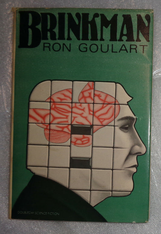 Ron Goulart - BRINKMAN - SIGNED First Edition 1981, with author drawing