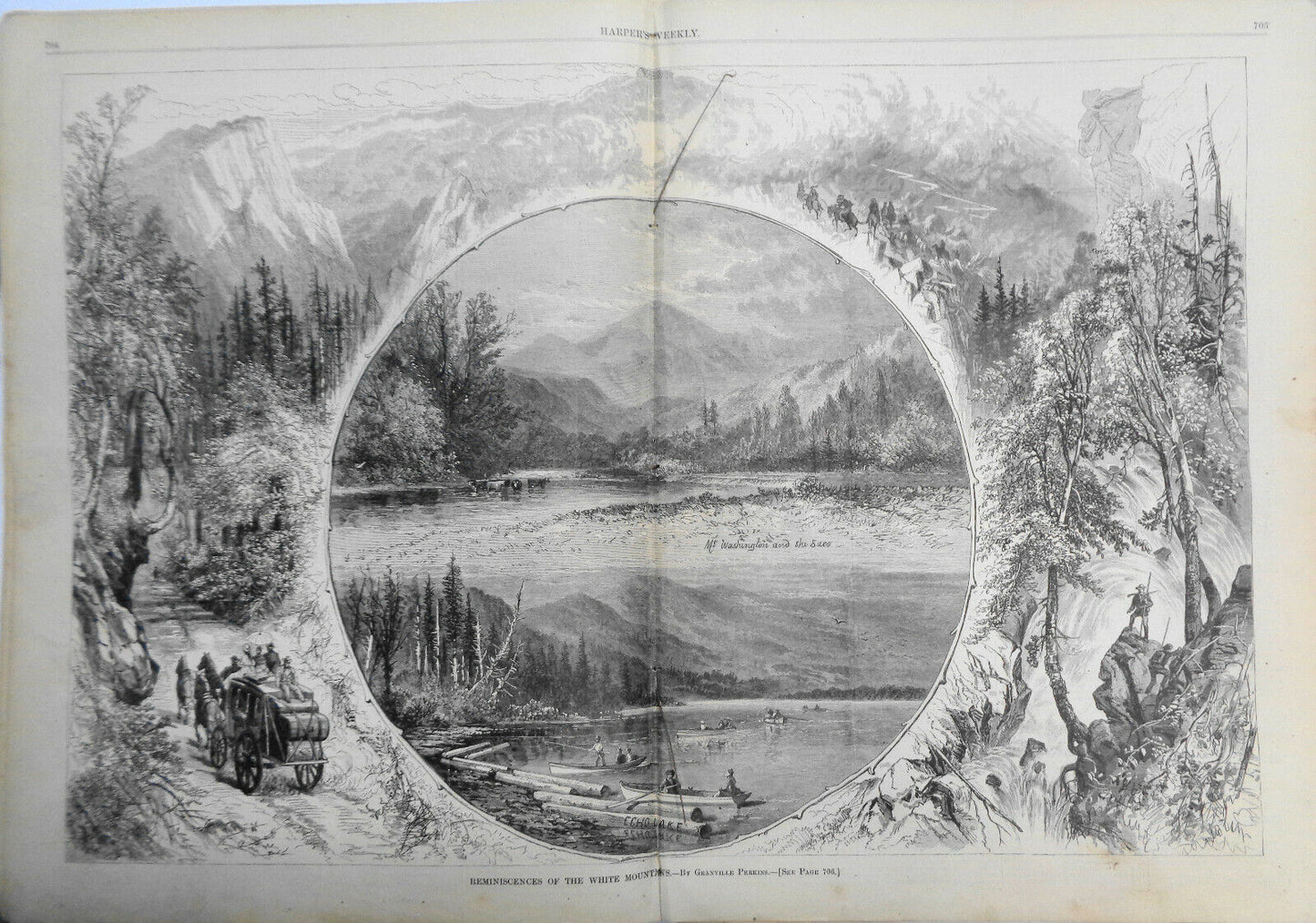 HARPER'S WEEKLY - SEPT 8, 1877 - ORIG COMPLETE ISSUE - ON COVER: "THE GOSSIPS"