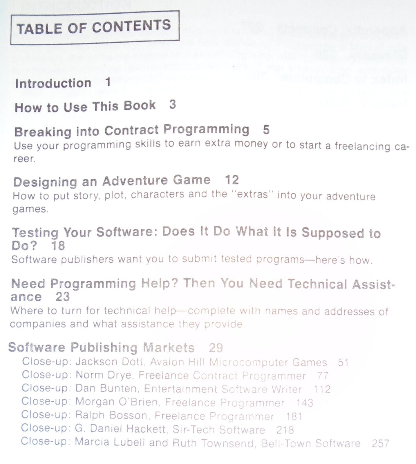 1986 Programmer's Market, edited by Brad M. McGehee