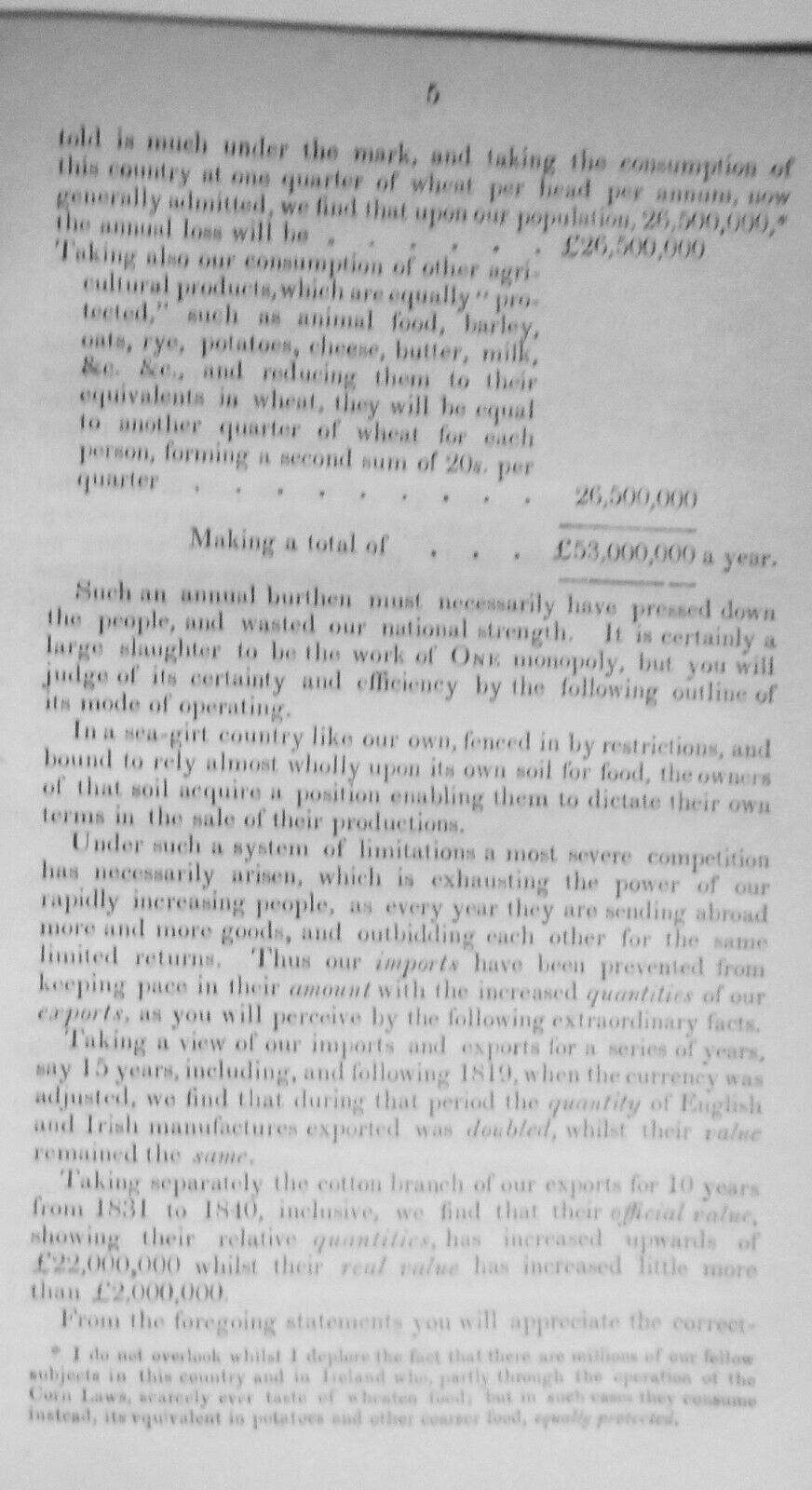 1842  Report of Statistical Committee appointed by the Anti-Corn Law Conference
