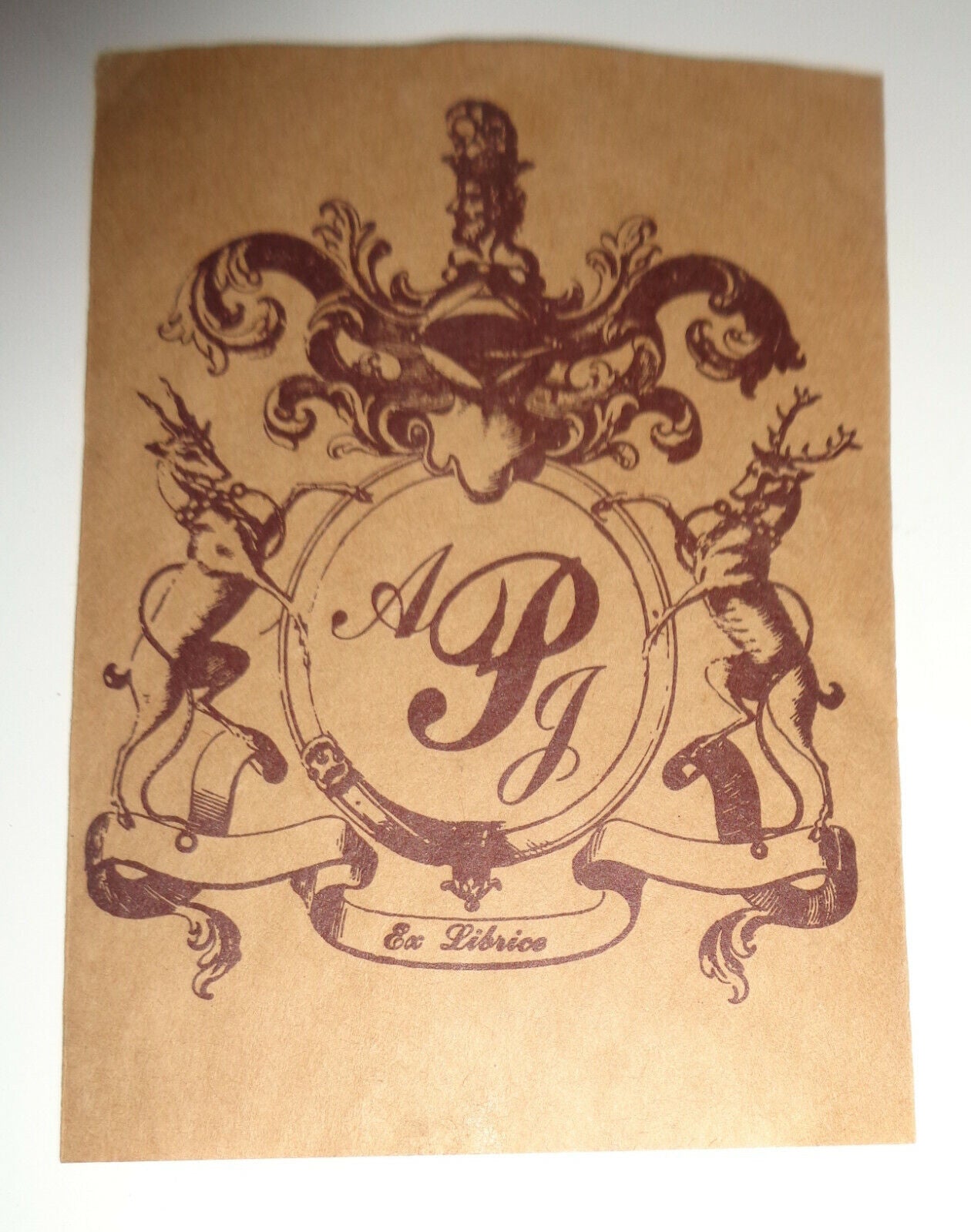 APJ - Ex Libris Bookplate