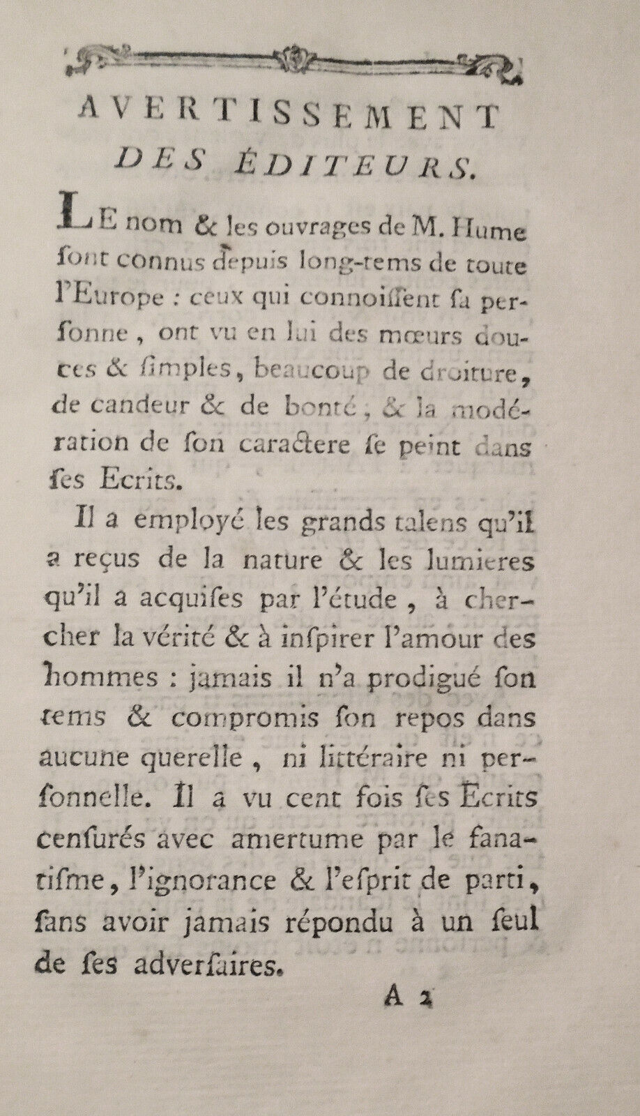 1782 Supplement Collection Des Oeuvres De Jean Jacques Rousseau, Tome Quatrieme