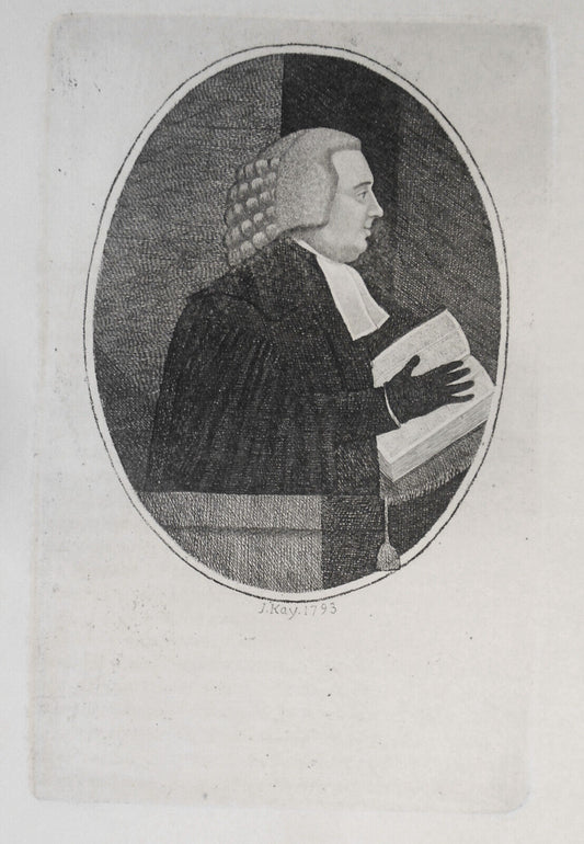Rev. Robert Walker. Etching by John Kay, 1793 original