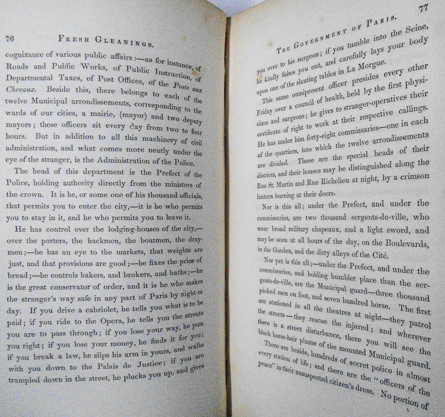 Fresh Gleanings by I K Marvel [Donald Grant Mitchell]  - First Edition, 1847.