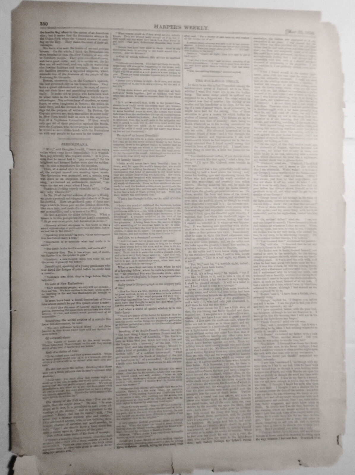 The Boston Common by Winslow Homer. Harper's Weekly, May 22, 1858 Life in Boston