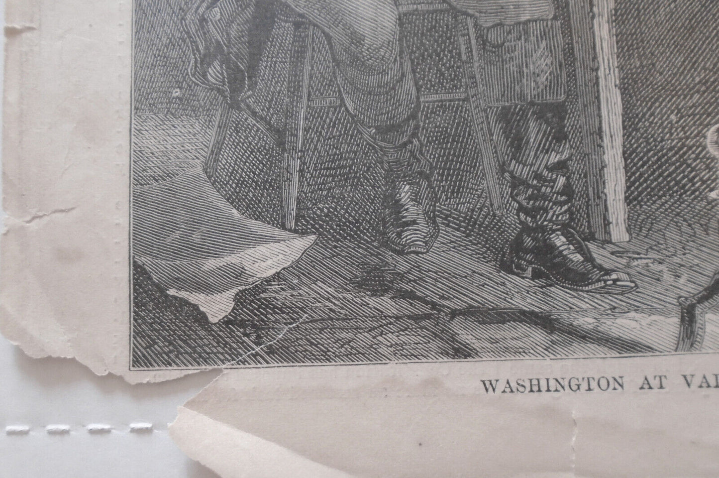 Washington At Valley Forge-winter Of 1777 - Harper's Weekly - March 1, 1873