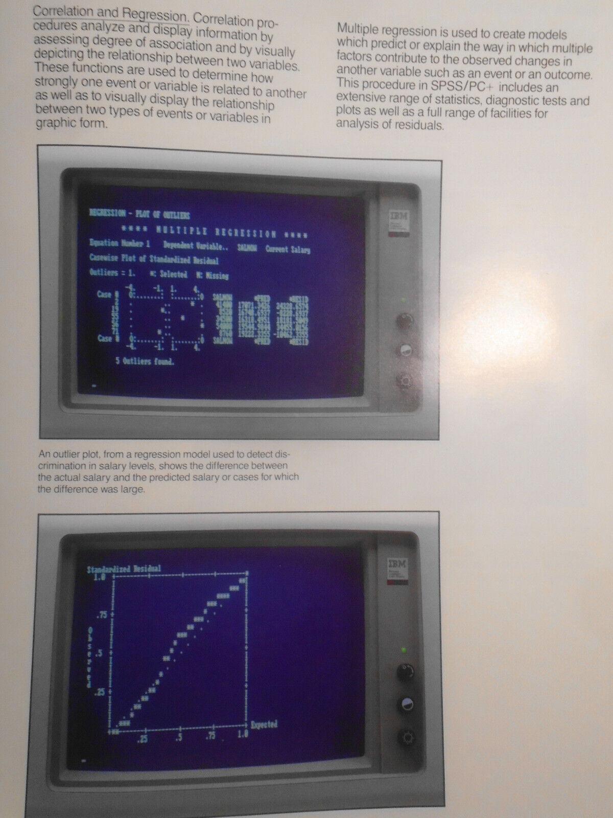 SPSS/PC+ Statistics "Make Stat Magic" brochure - [IBM PC data analysis software]
