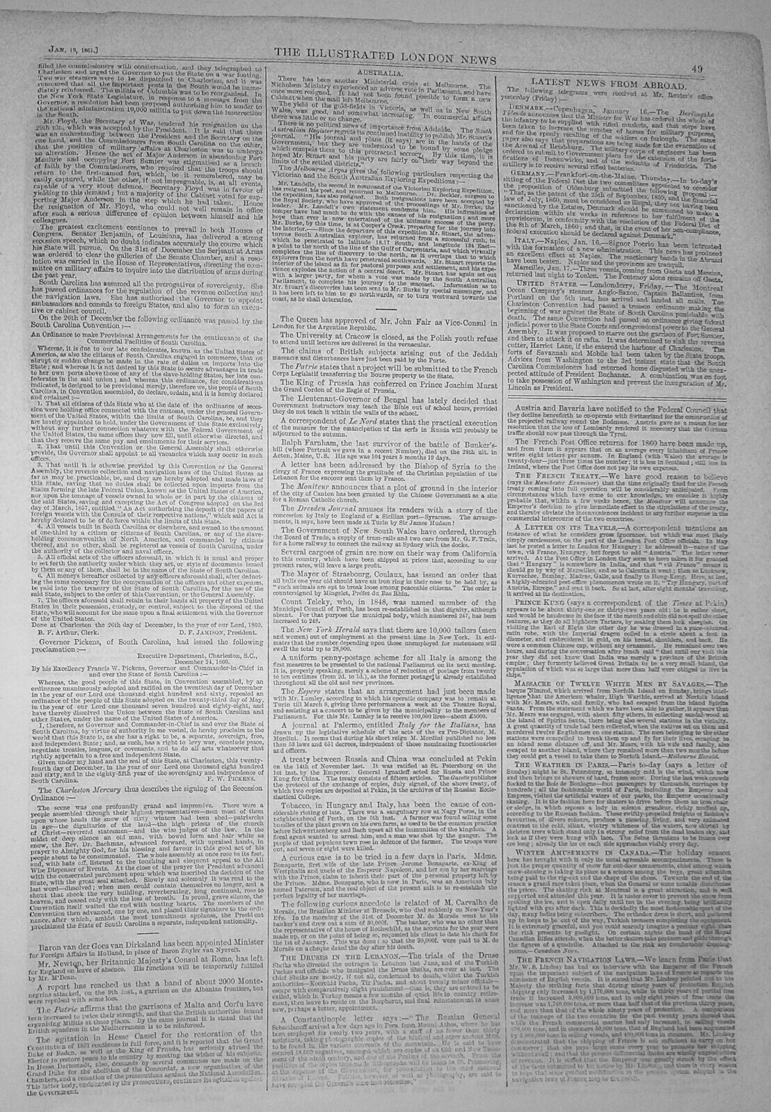 Illustrated Gift Books - Story & Prints from The Illustrated London News, 1861