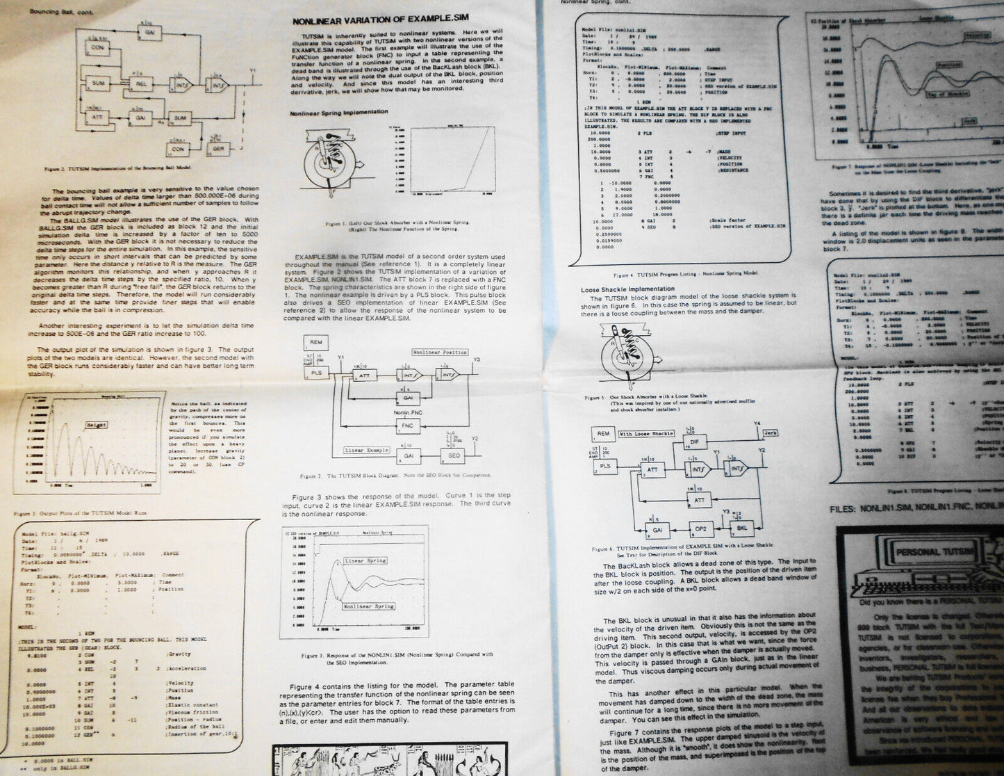 Tut's Blocks, July 1990 - TUTSIM - 1st commercial simulation software for IBM PC