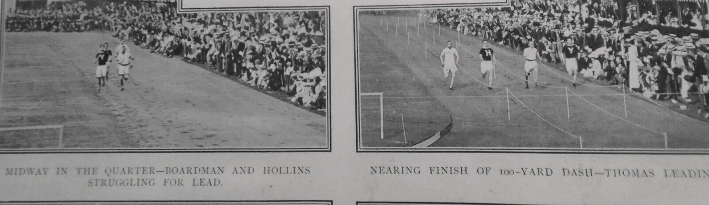 Oxford-Cambridge-Harvard-Yale Athletic Meeting, London July 22,  1899 Harper's W