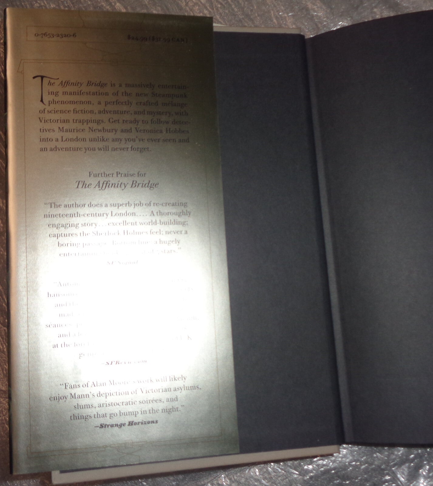 The Affinity Bridge, by George Mann - First Edition 2009 Fine/Fine, hardcover/DJ