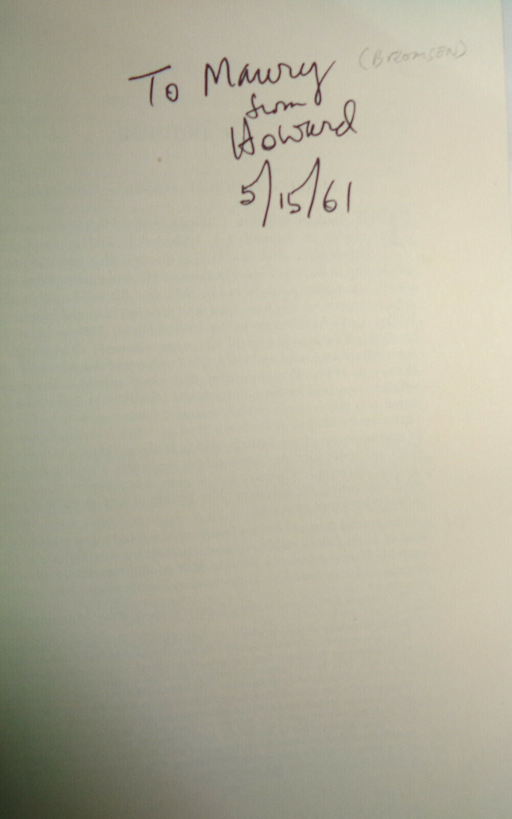 IN MEMORIAM: CLARENCE HENRY HARING [Signed] REPRINTED FROM The Americas 1961