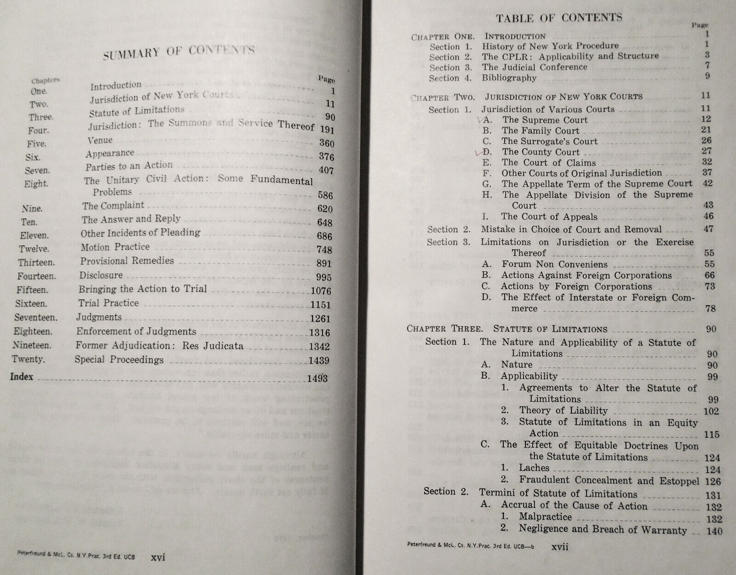 [Law] New York Practice : Case, other materials - Peterfreund, McLaughlin  1973