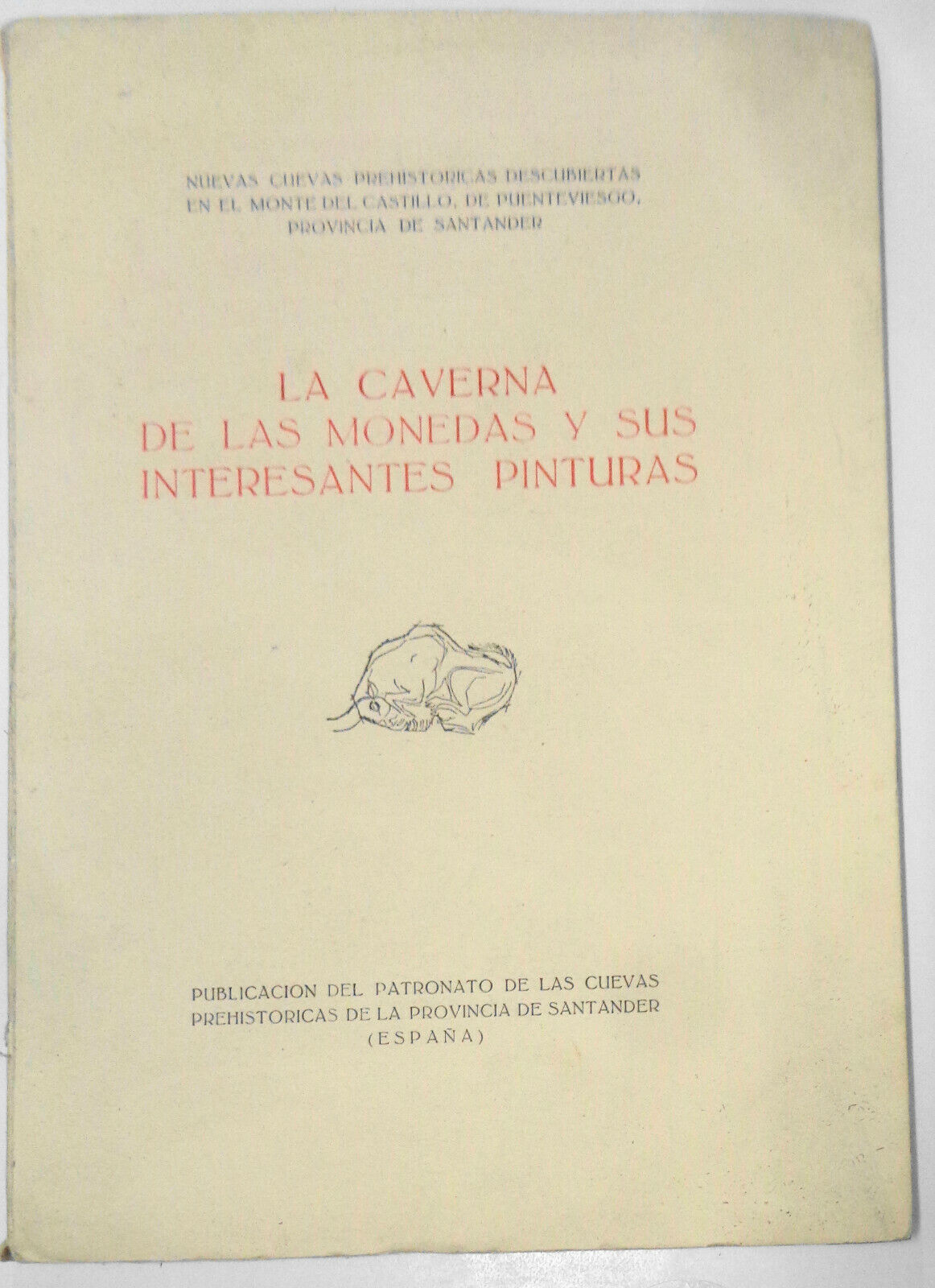 La caverna de las monedas y sus interesantes pinturas. 1953