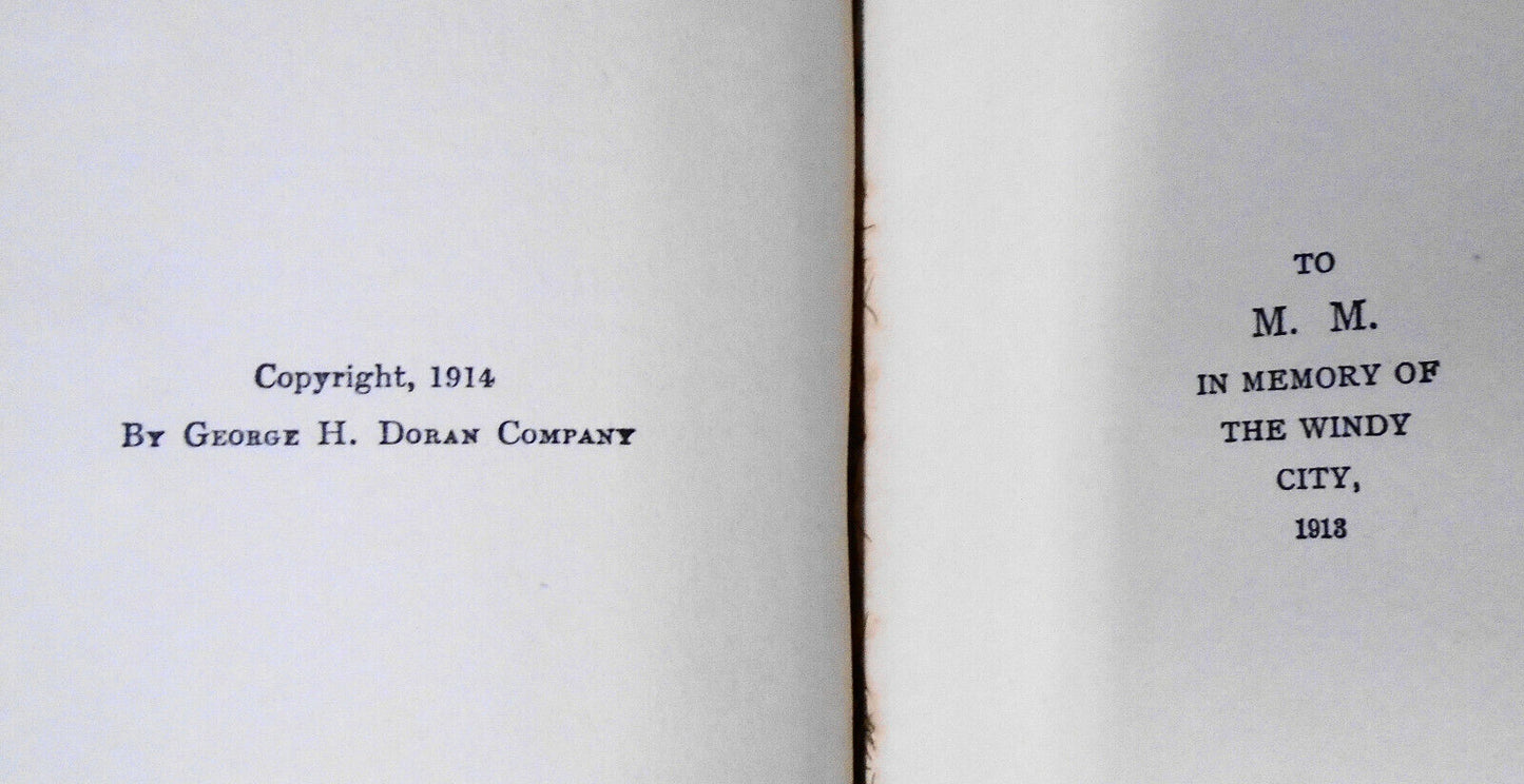 The hour of conflict, by A Hamilton Gibbs. SIGNED 1914 First edition.