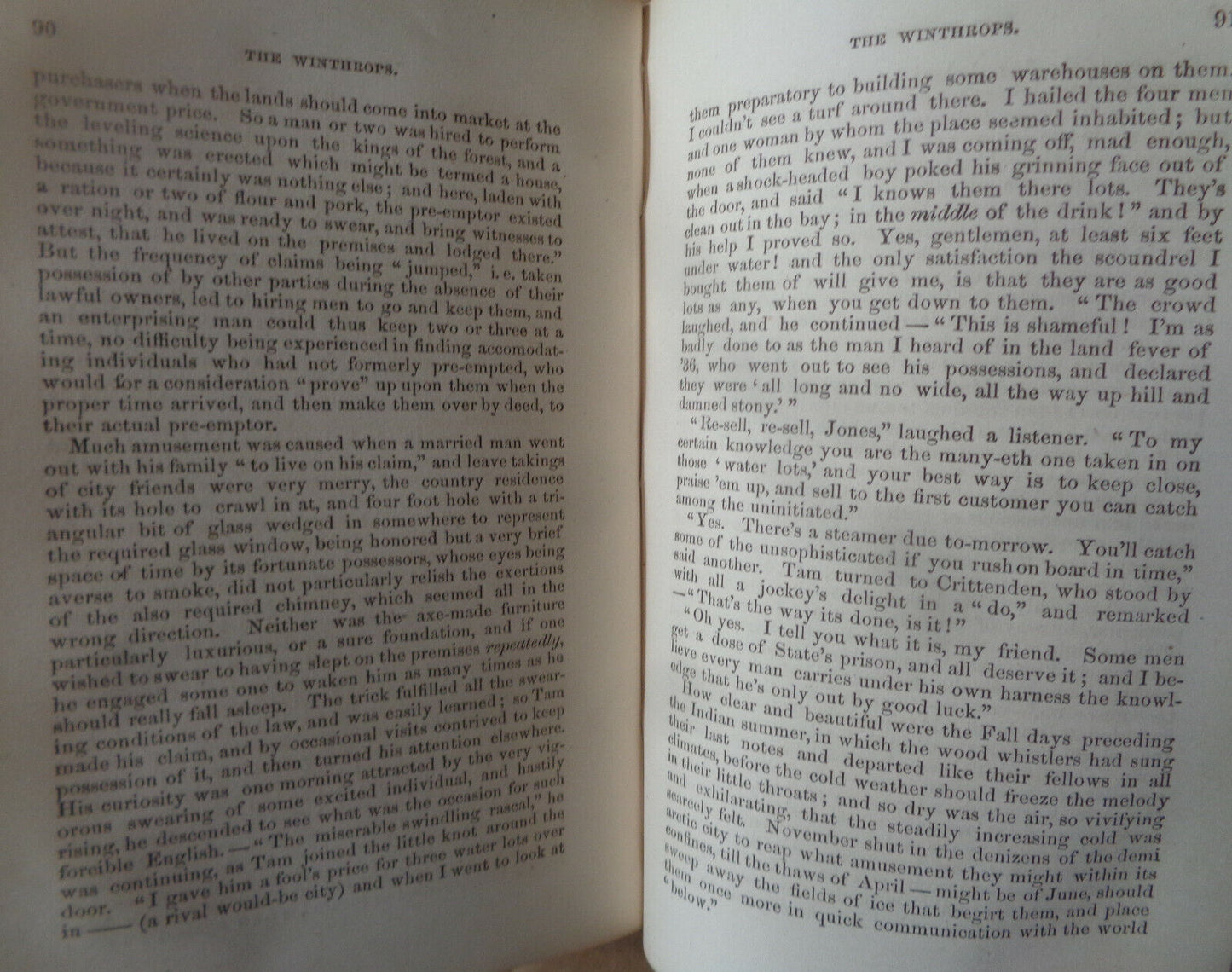 1864 THE WINTHROPS, by Mrs. J. R. Beckwith. First edition