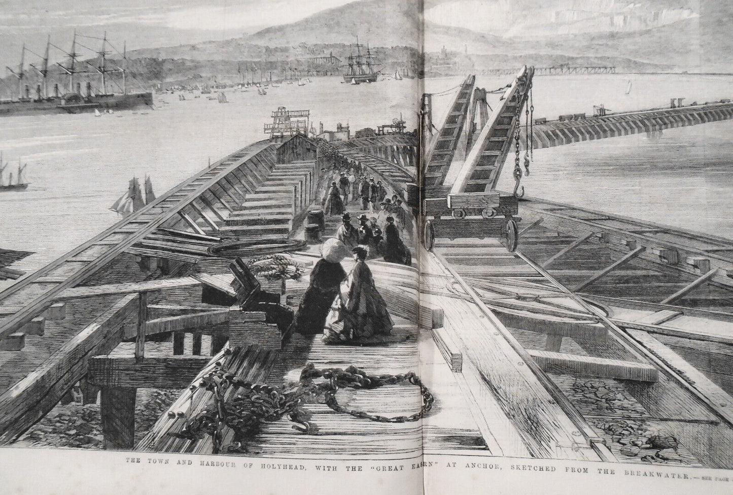 The Illustrated London News, October 22, 1859. Great Eastern; Glasgow Waterworks