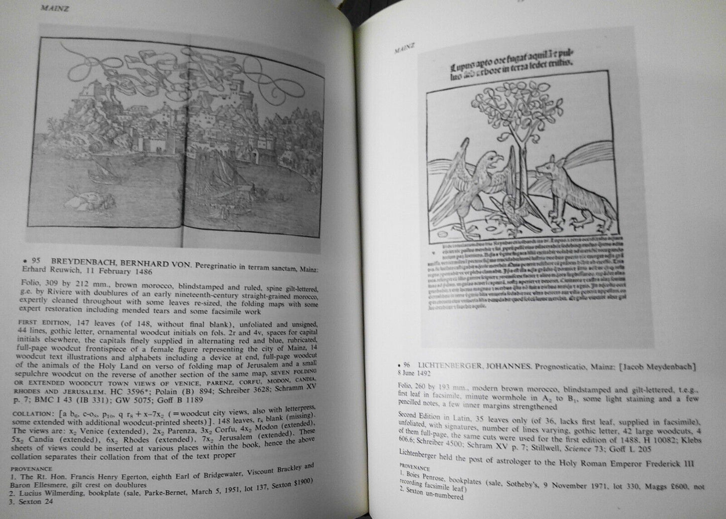 Fifteenth Century Books Illustrating the Spread of Printing. Christie's 1981