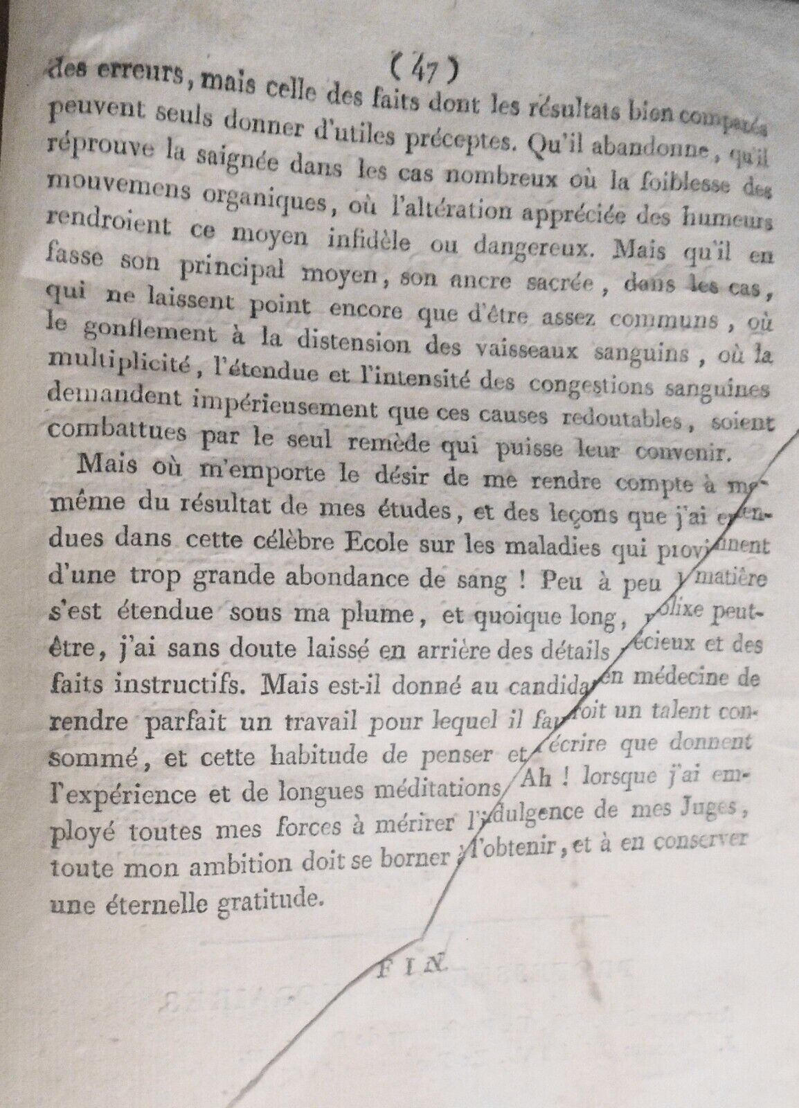 1807 Dissertations sur la polyémie ou pléthore sanguine - by Louis-Cle Benoit