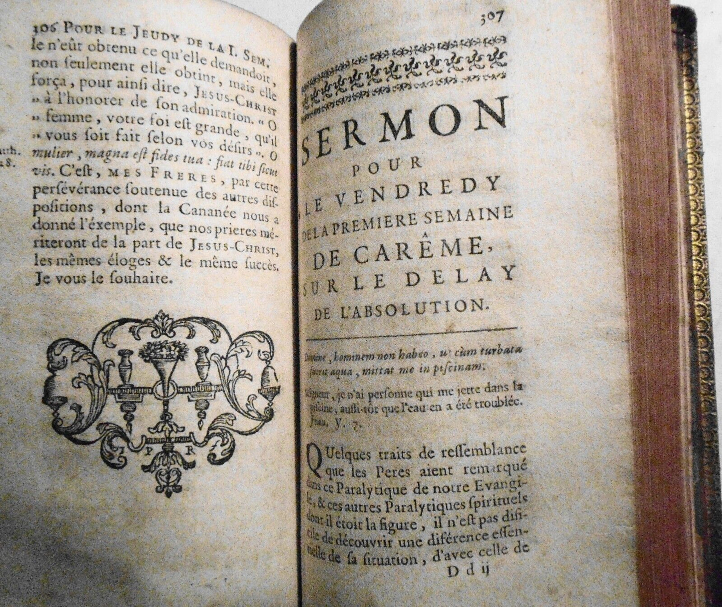 1736 Sermons du feu Pere Terrasson. Tome Premier