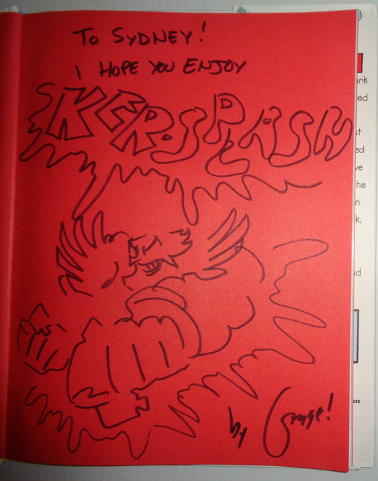Ker-Splash! by George O'Connor. SIGNED / INSCRIBED First edition Hardcover/DJ