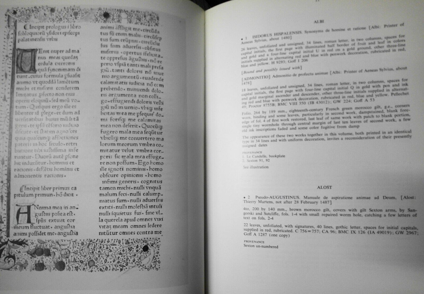 Fifteenth Century Books Illustrating the Spread of Printing. Christie's 1981