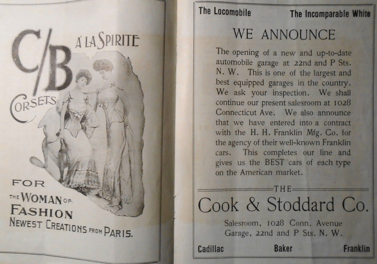 1905 New National Theatre - 2 Programs - Toast of the Town & Wolfville