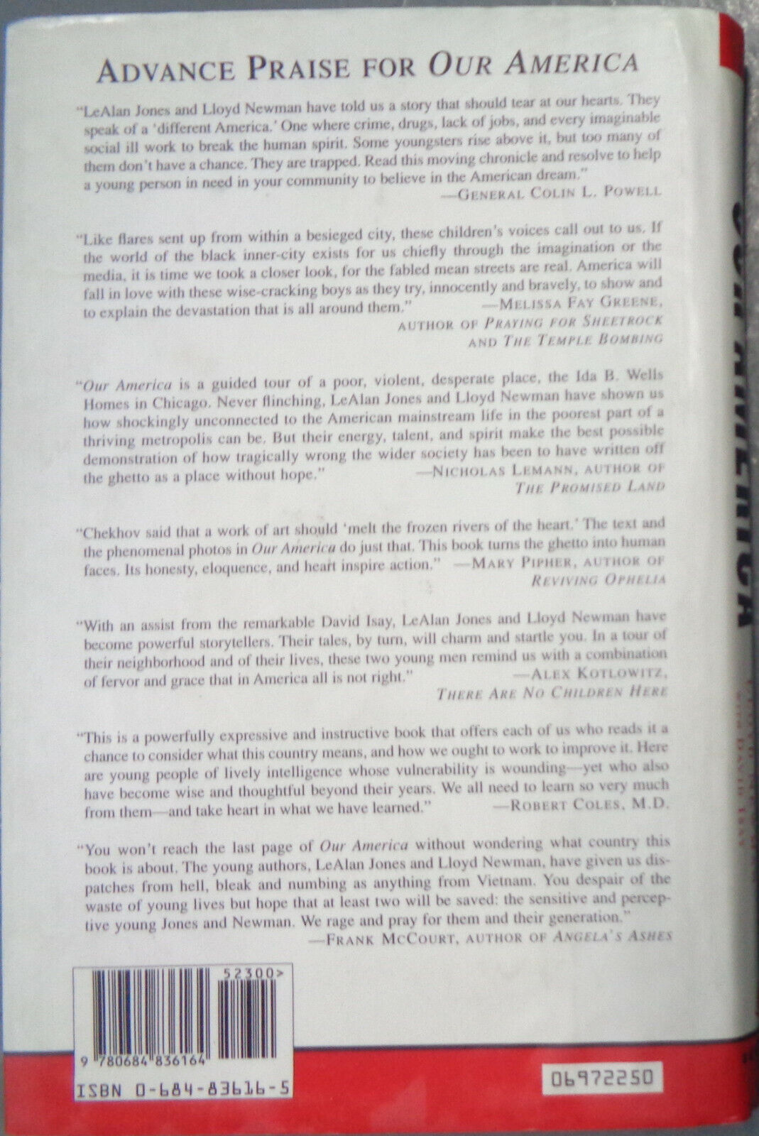 OUR AMERICA - [Signed] LIFE & DEATH ON THE SOUTH SIDE OF CHICAGO. Hardcover 1ST