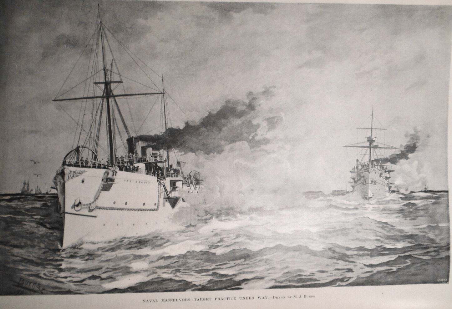 Harper's Weekly April 22, 1893 - Naval maneuvers; Circus; French cavalry;Artists