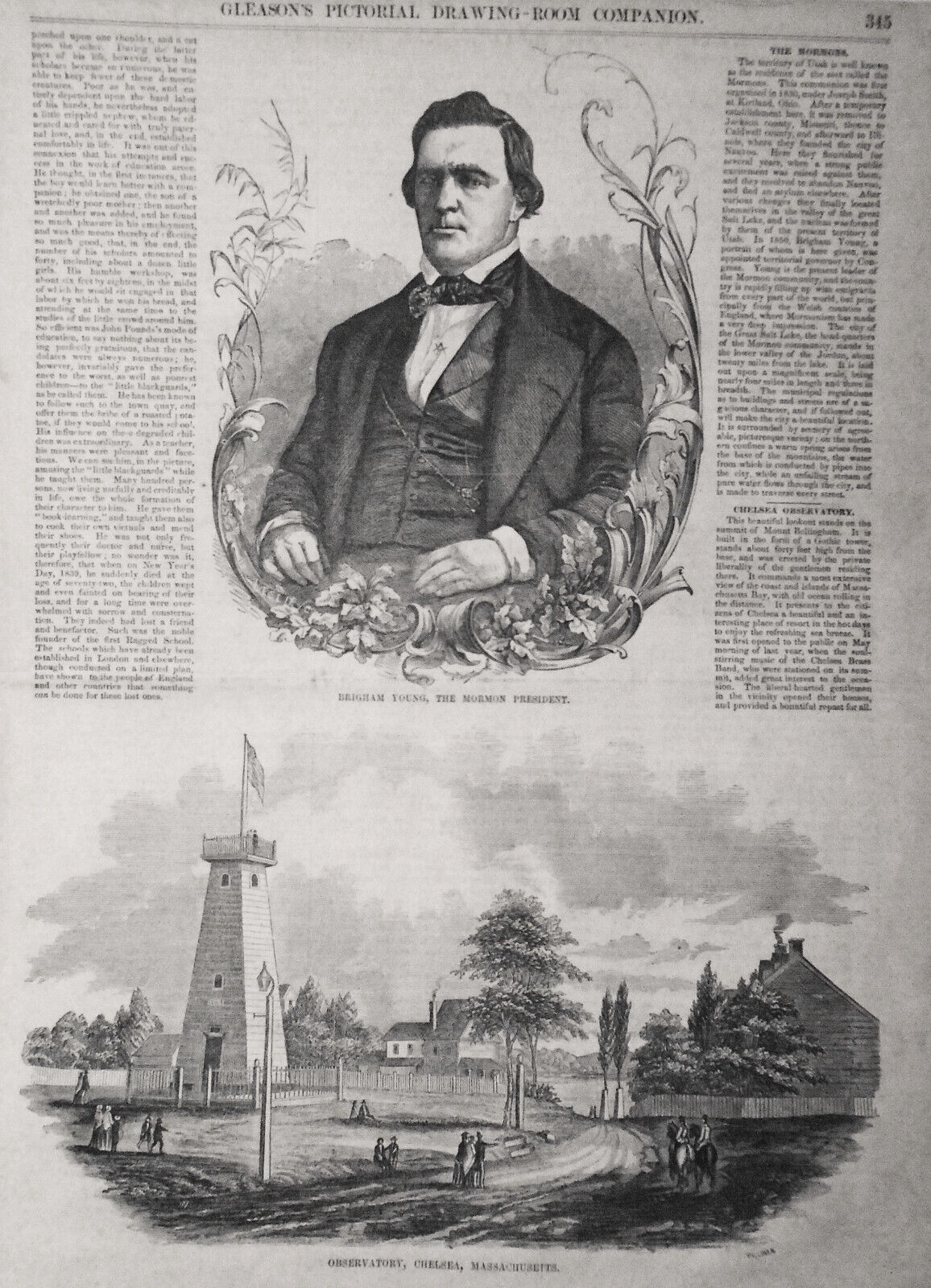 Gleason's Pictorial, June 3, 1854 - Blue-fish; Brigham Young; French uniforms..