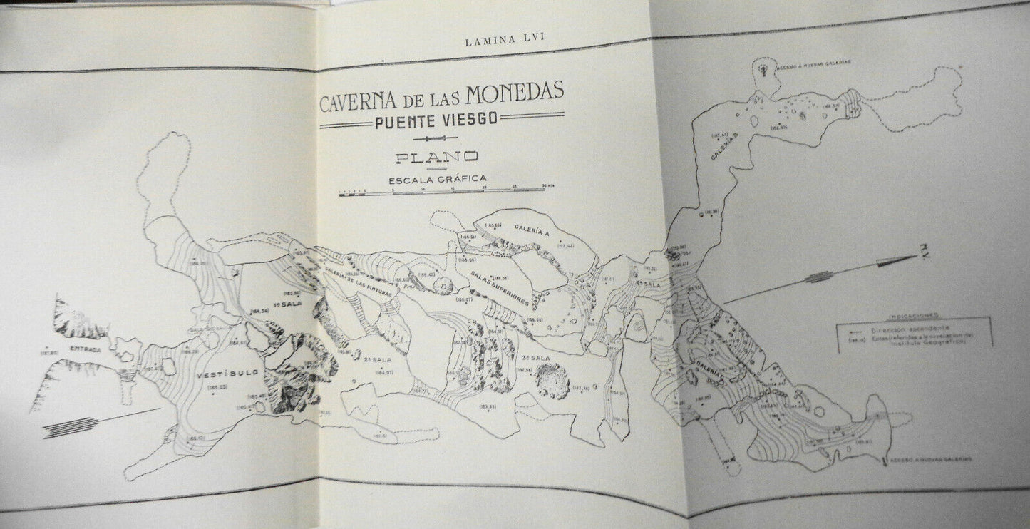 La caverna de las monedas y sus interesantes pinturas. 1953