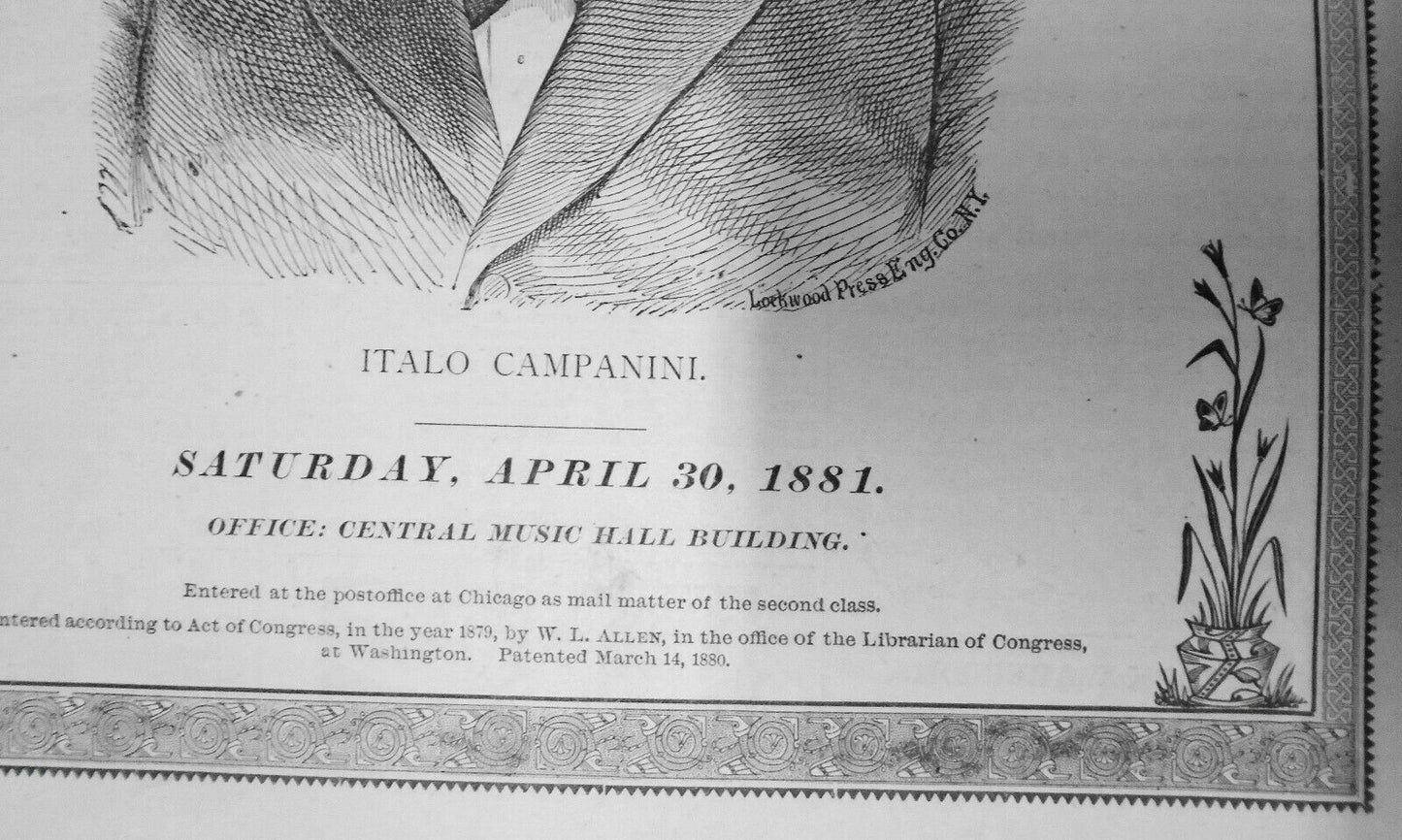Chicago World - Society & the Fine Arts - April 30, 1881 Complete Original Issue