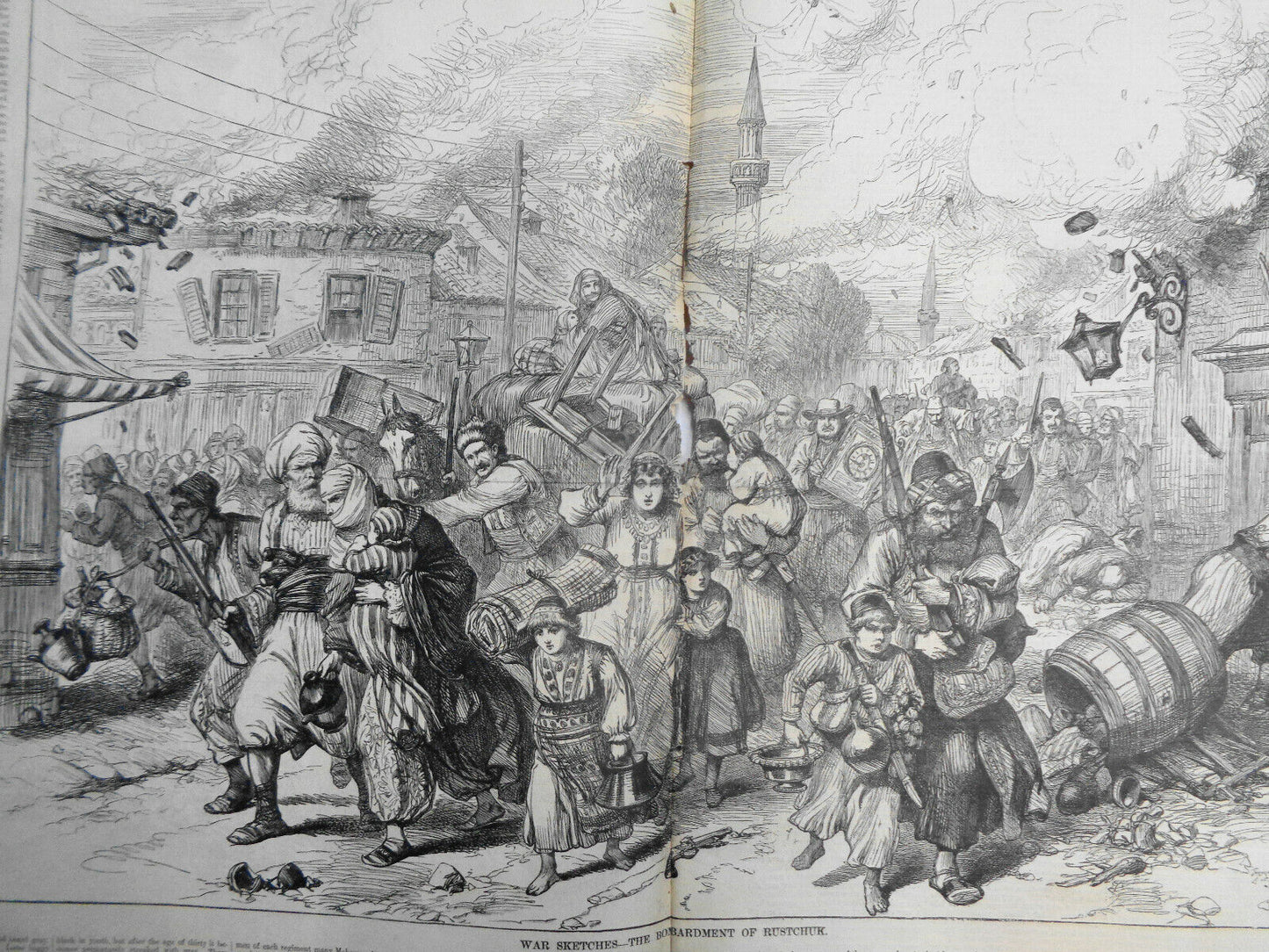 Harper's Weekly - Sept 1, 1877  - The Smallbreed (Black) Family at Seashore; etc