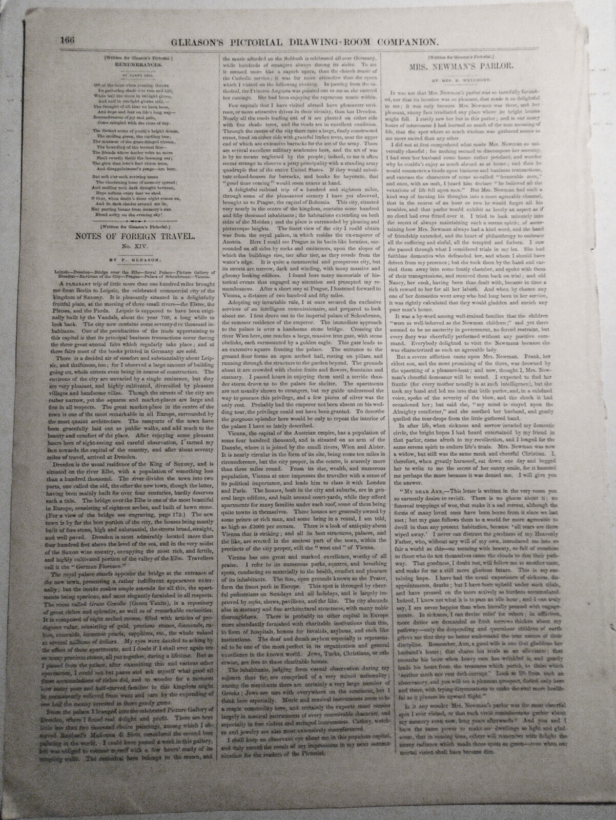 1854 Gold Miner of California Prospecting + Mr. Shelton, The California Botanist