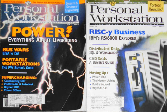 Personal Workstation Magazine, November & December 1990